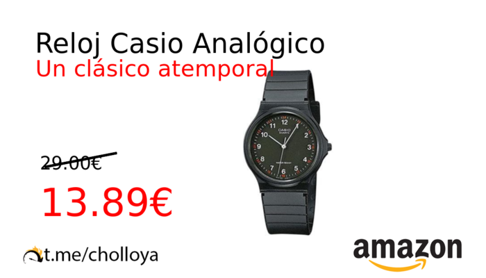 Reloj Casio Analógico