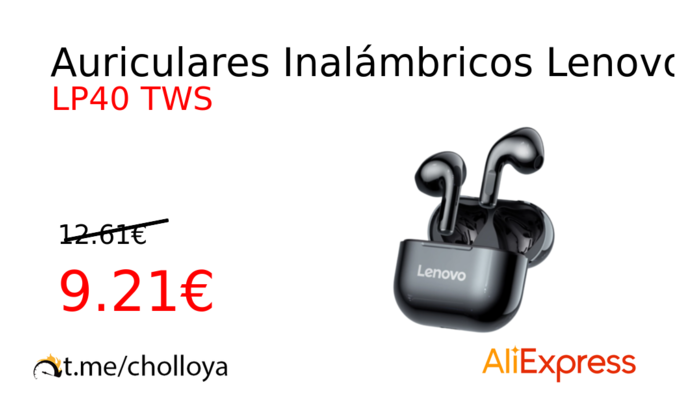 Auriculares Inalámbricos Lenovo