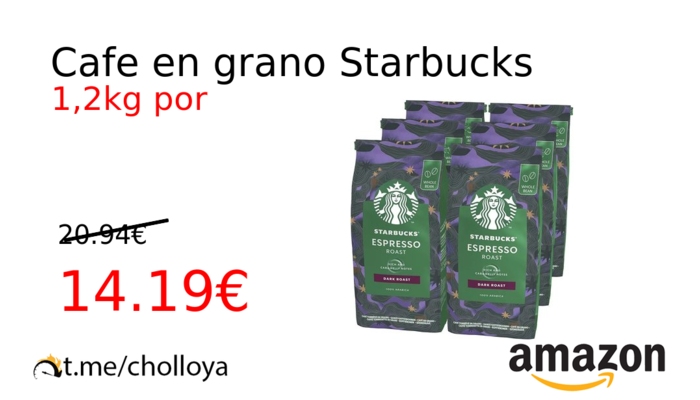 Cafe en grano Starbucks