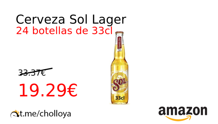 Cerveza Sol Lager
