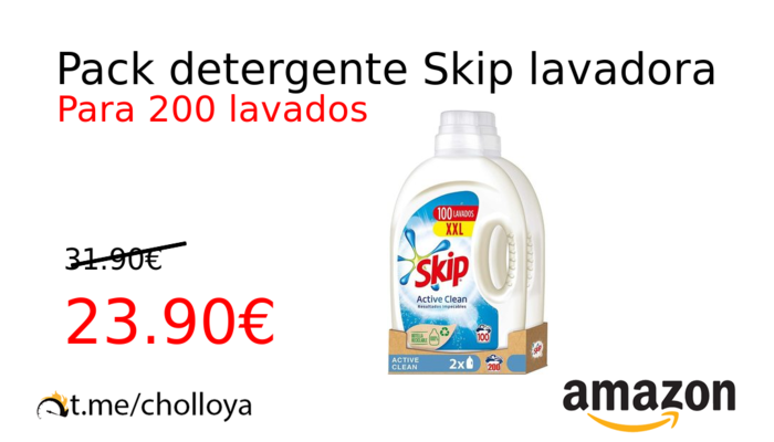 Pack detergente Skip lavadora