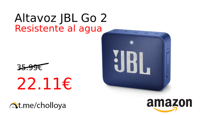 Altavoz JBL Go 2