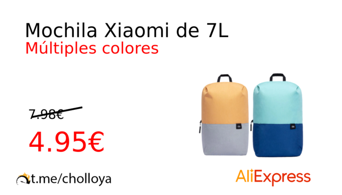 Mochila Xiaomi de 7L