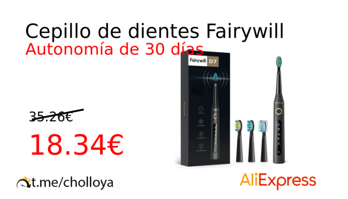 Cepillo de dientes Fairywill