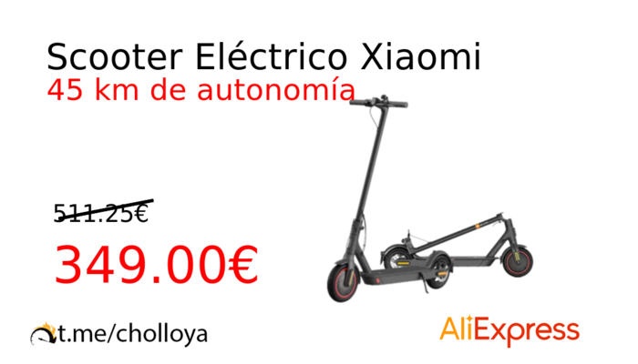 Scooter Eléctrico Xiaomi