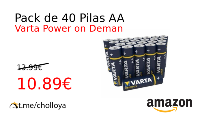 Pack de 40 Pilas AA