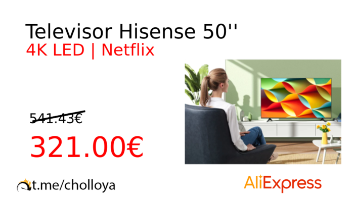 Televisor Hisense 50''