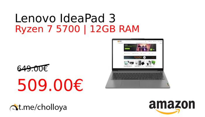 Lenovo IdeaPad 3