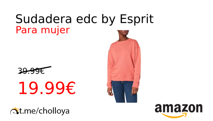 Sudadera edc by Esprit