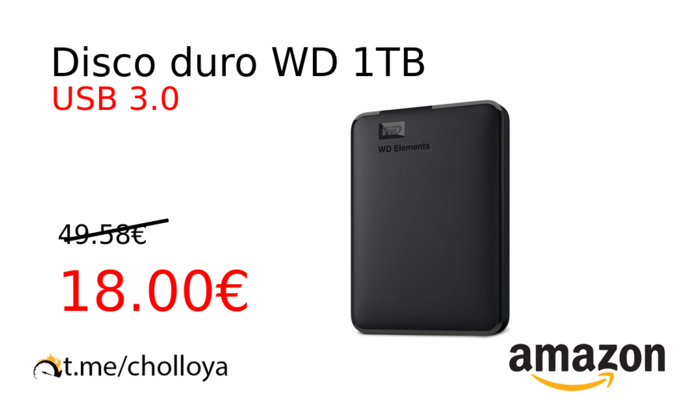 Disco duro WD 1TB