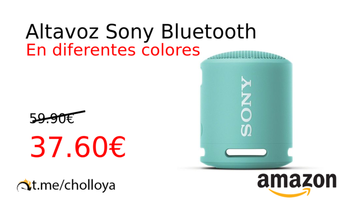 Altavoz Sony Bluetooth