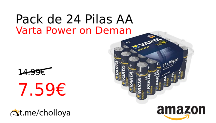 Pack de 24 Pilas AA