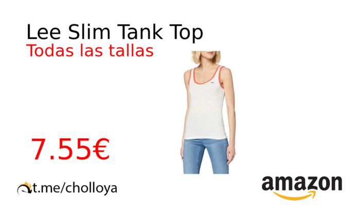 Lee Slim Tank Top