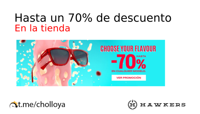 Hasta un 70% de descuento