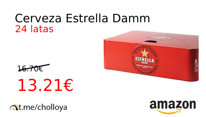 Cerveza Estrella Damm