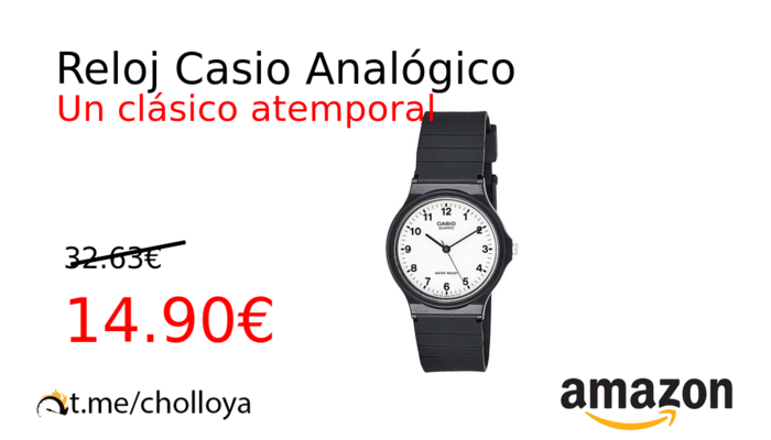 Reloj Casio Analógico