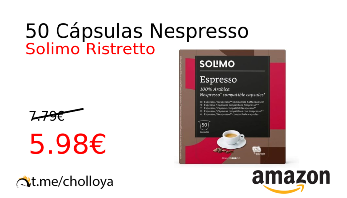 50 Cápsulas Nespresso