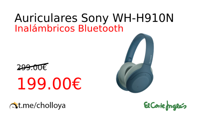 Auriculares Sony WH-H910N