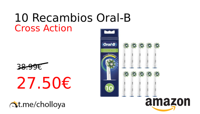 10 Recambios Oral-B