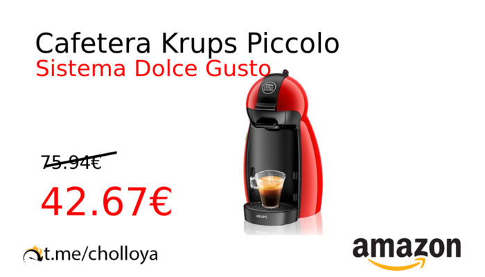 Cafetera Krups Piccolo