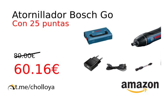 Atornillador Bosch Go