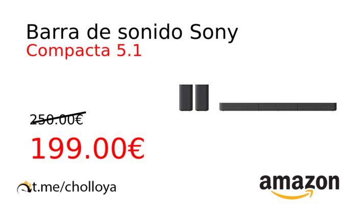 Barra de sonido Sony