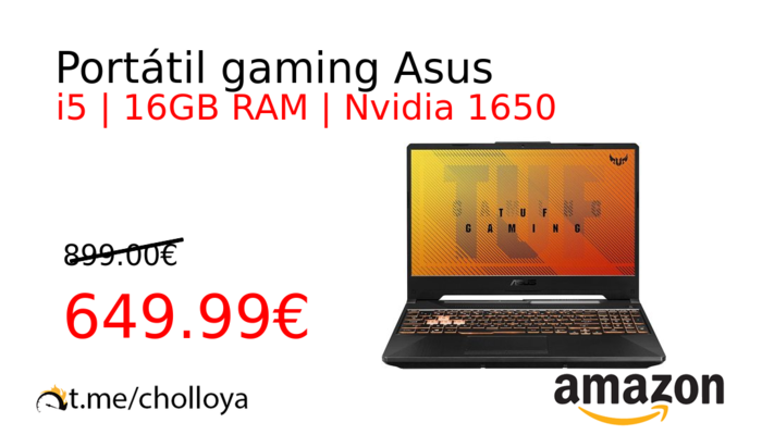 Portátil gaming Asus