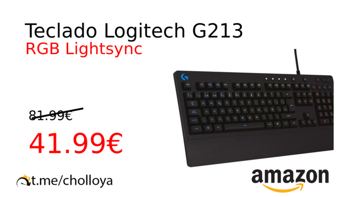 Teclado Logitech G213