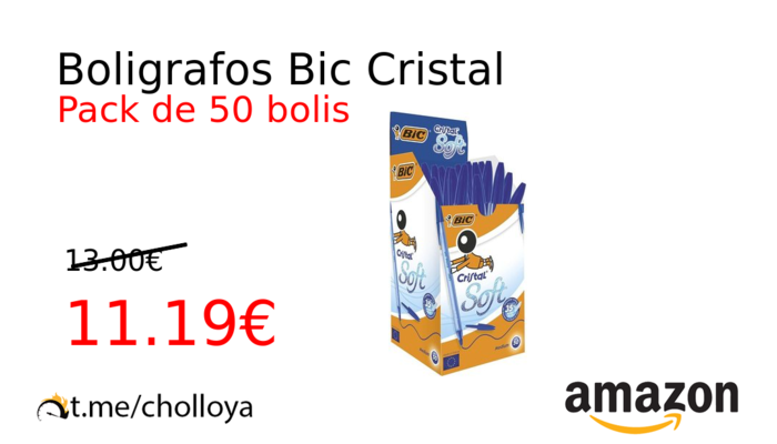 Boligrafos Bic Cristal