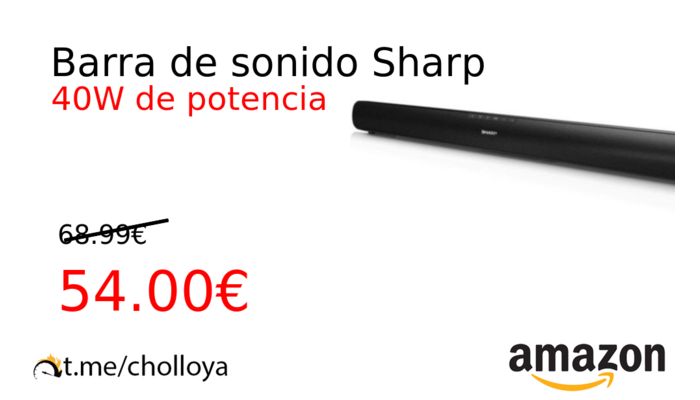 Barra de sonido Sharp