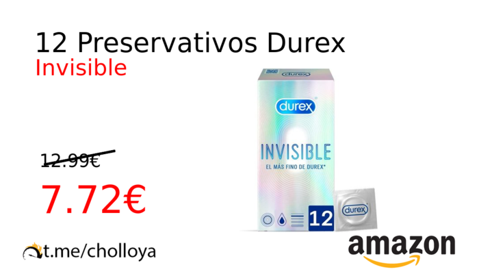 12 Preservativos Durex