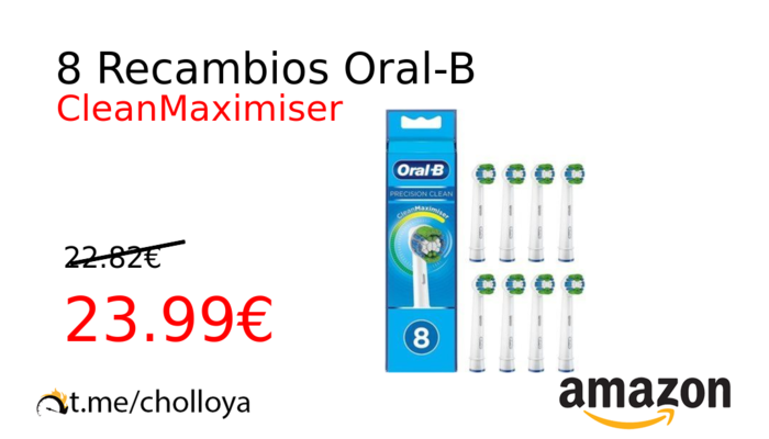 8 Recambios Oral-B