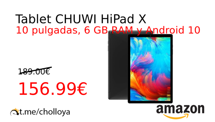 Tablet CHUWI HiPad X
