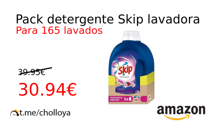 Pack detergente Skip lavadora