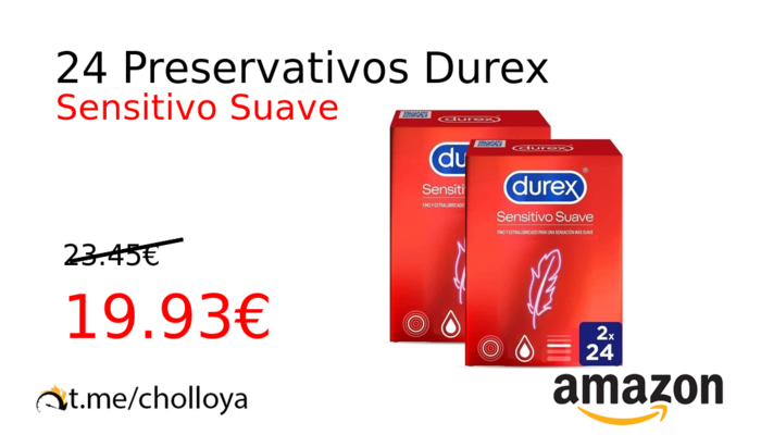 24 Preservativos Durex