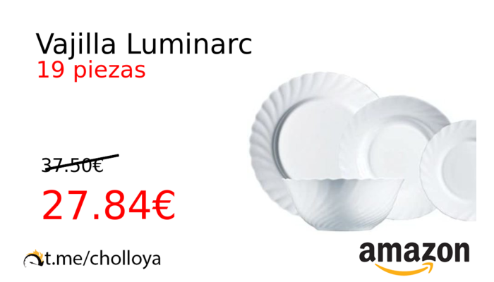 Vajilla Luminarc