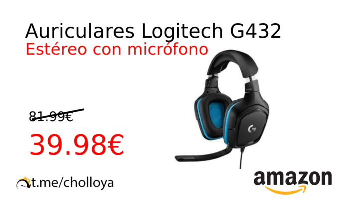 Auriculares Logitech G432