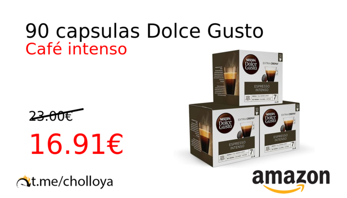 90 capsulas Dolce Gusto