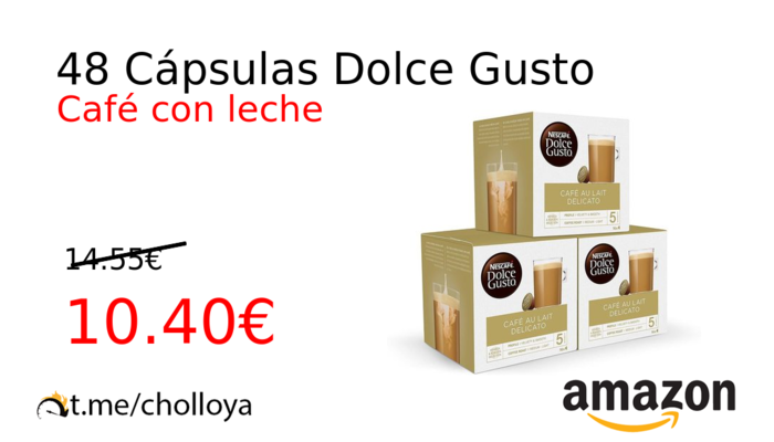 48 Cápsulas Dolce Gusto