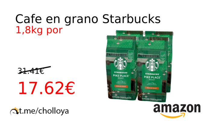 Cafe en grano Starbucks