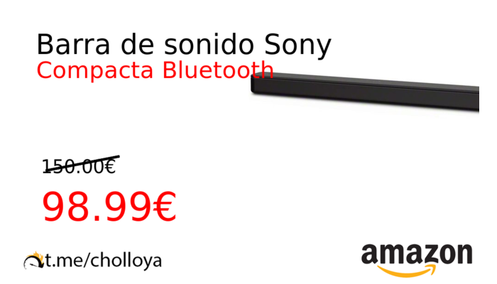 Barra de sonido Sony