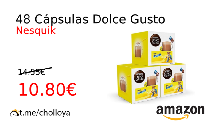 48 Cápsulas Dolce Gusto