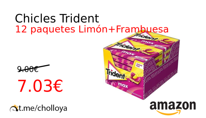 Chicles Trident