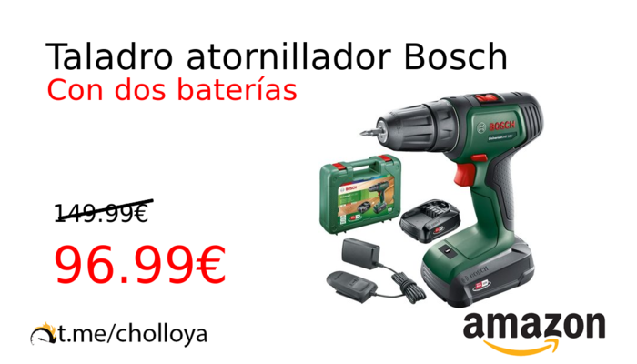 Taladro atornillador Bosch