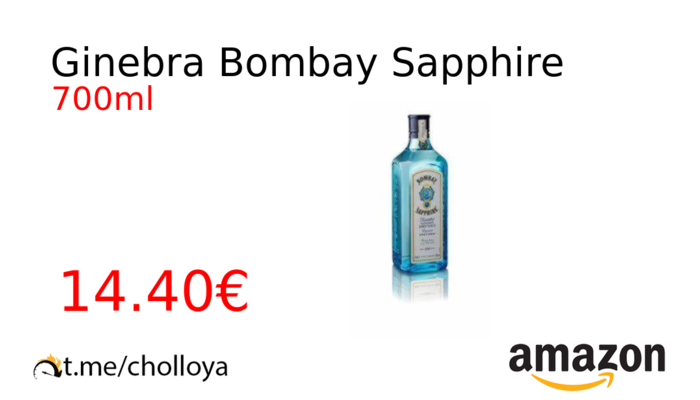 Ginebra Bombay Sapphire