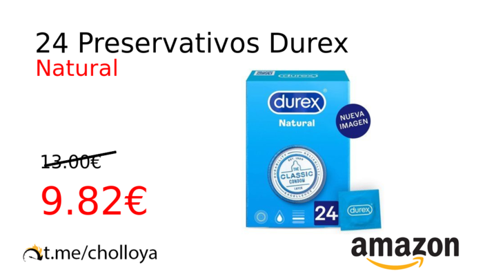 24 Preservativos Durex