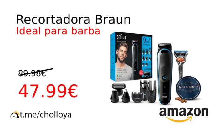 Recortadora Braun