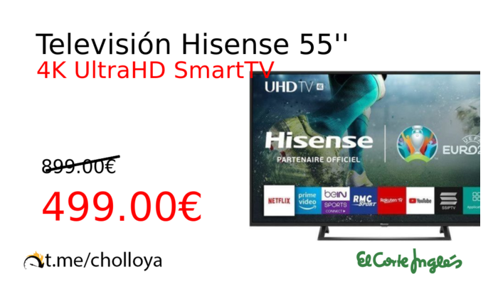 Televisión Hisense 55''