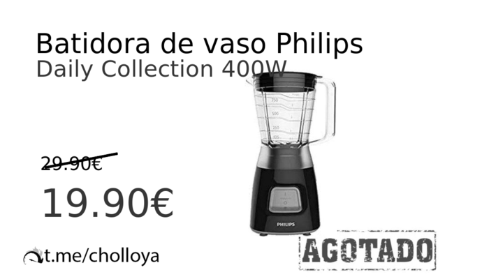 Batidora de vaso Philips