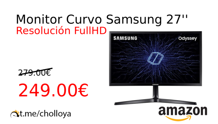 Monitor Curvo Samsung 27''